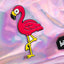 Samolepky Flamingo