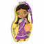 Oblékáme indické panenky AŠNA - Omalovánky