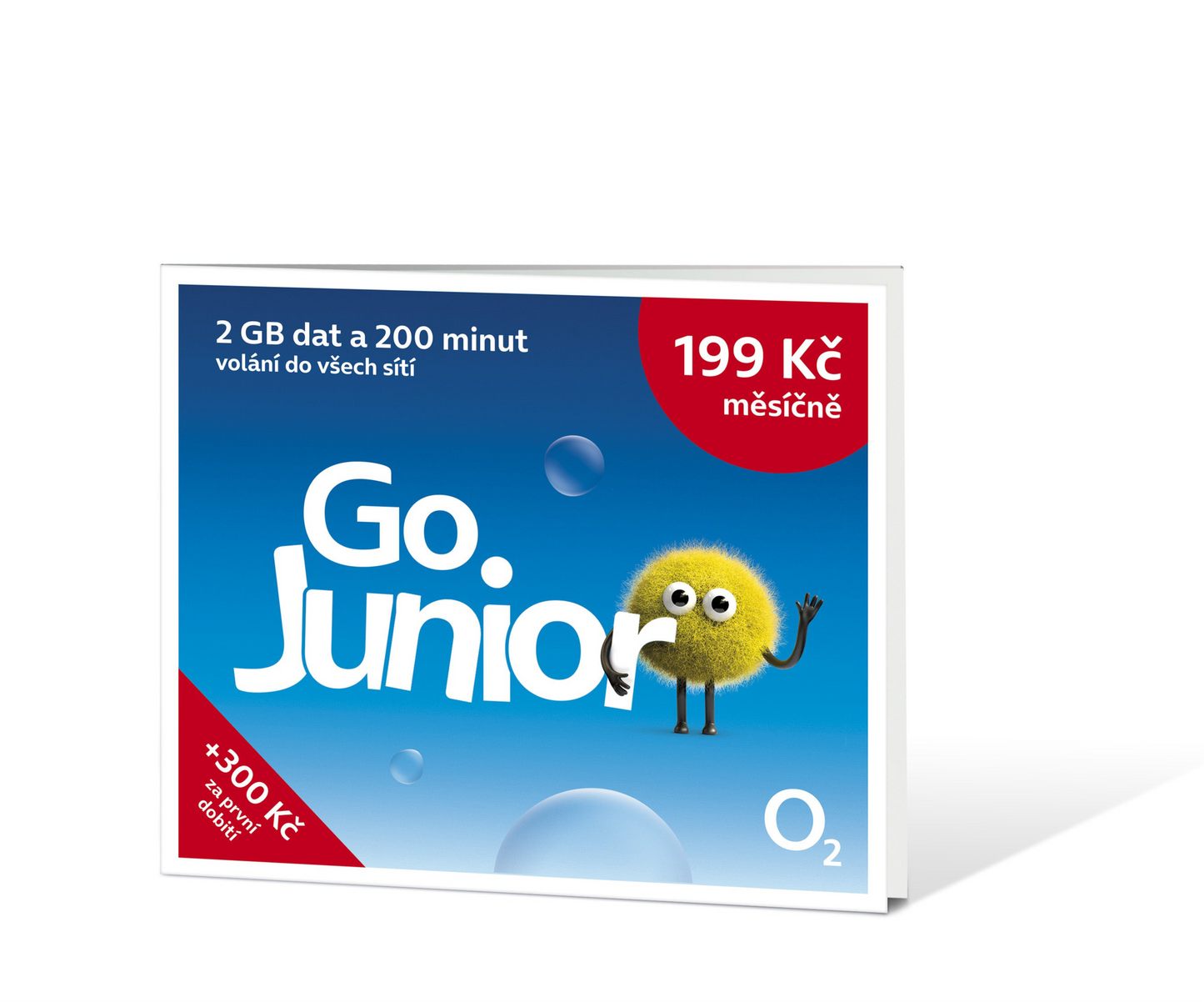 O2 SIM karta Go Junior 2 GB dat a 200 minut