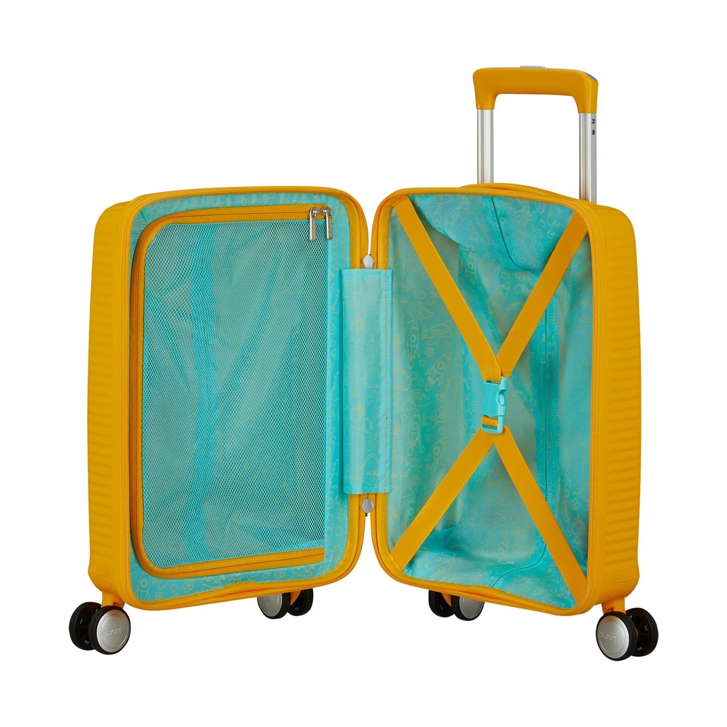 American Tourister Kabinové zavazadlo Soundbox Mini 47cm Žlutá