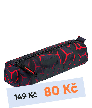 Studentské pouzdro Red Polygon