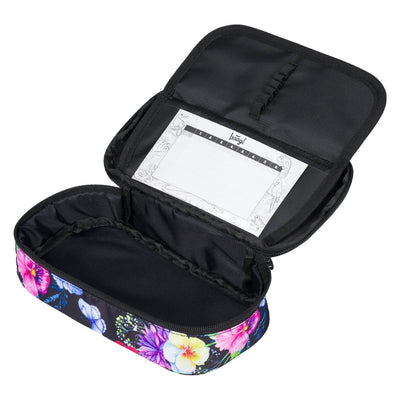 Školní penál etue Skate Flowers