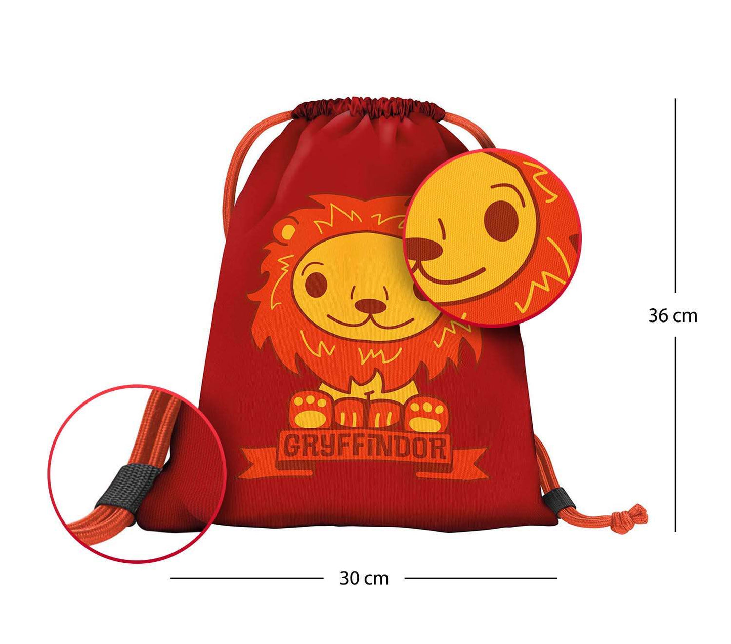 Předškolní sáček Harry Potter Nebelvír