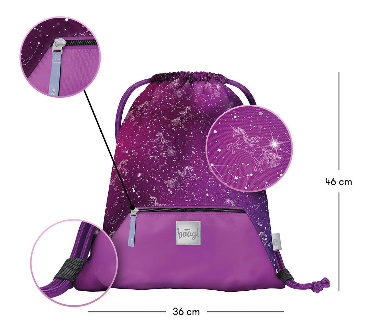 Sáček s kapsou Unicorn Universe
