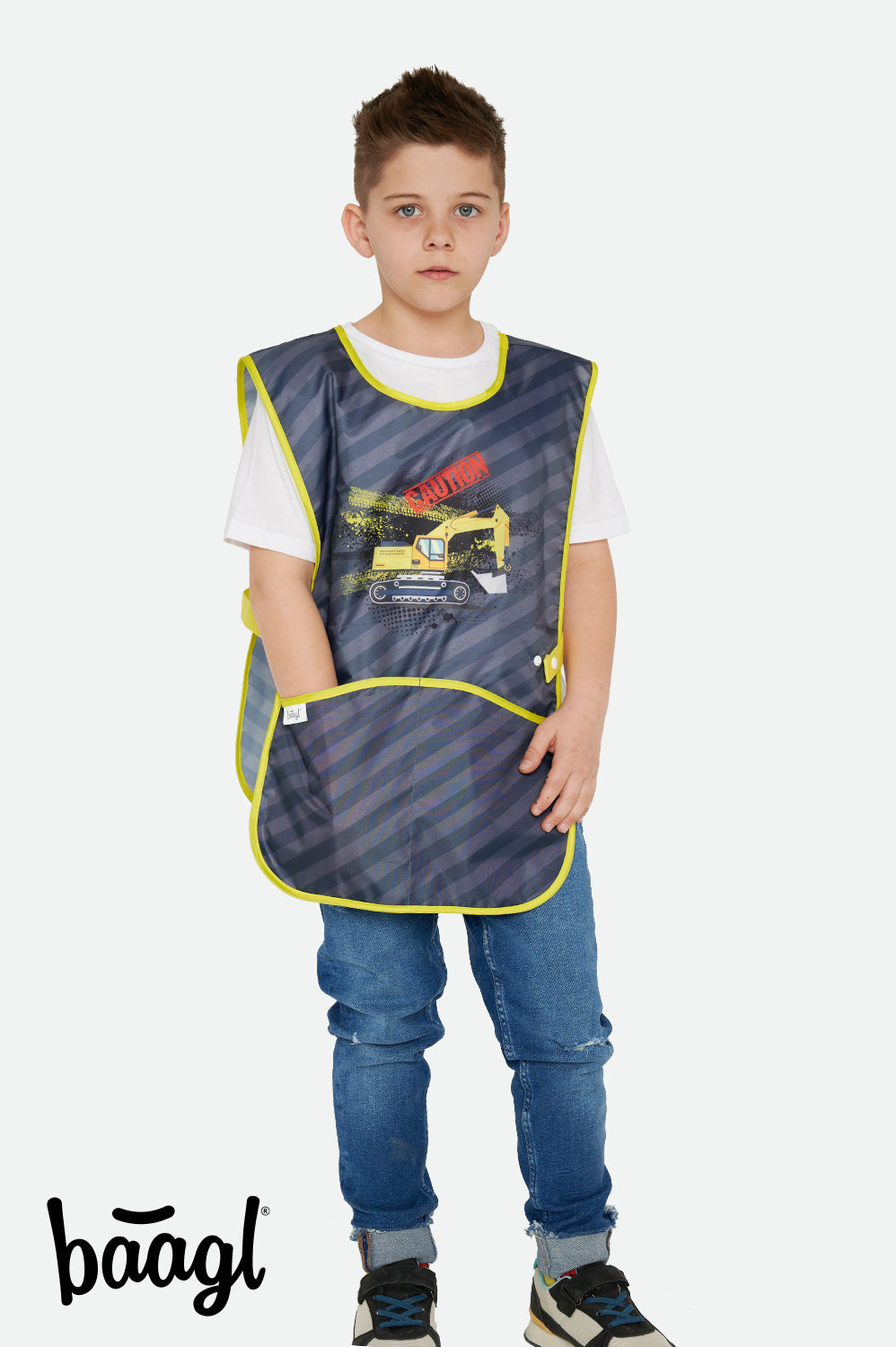 Dětská zástěra Bagr
