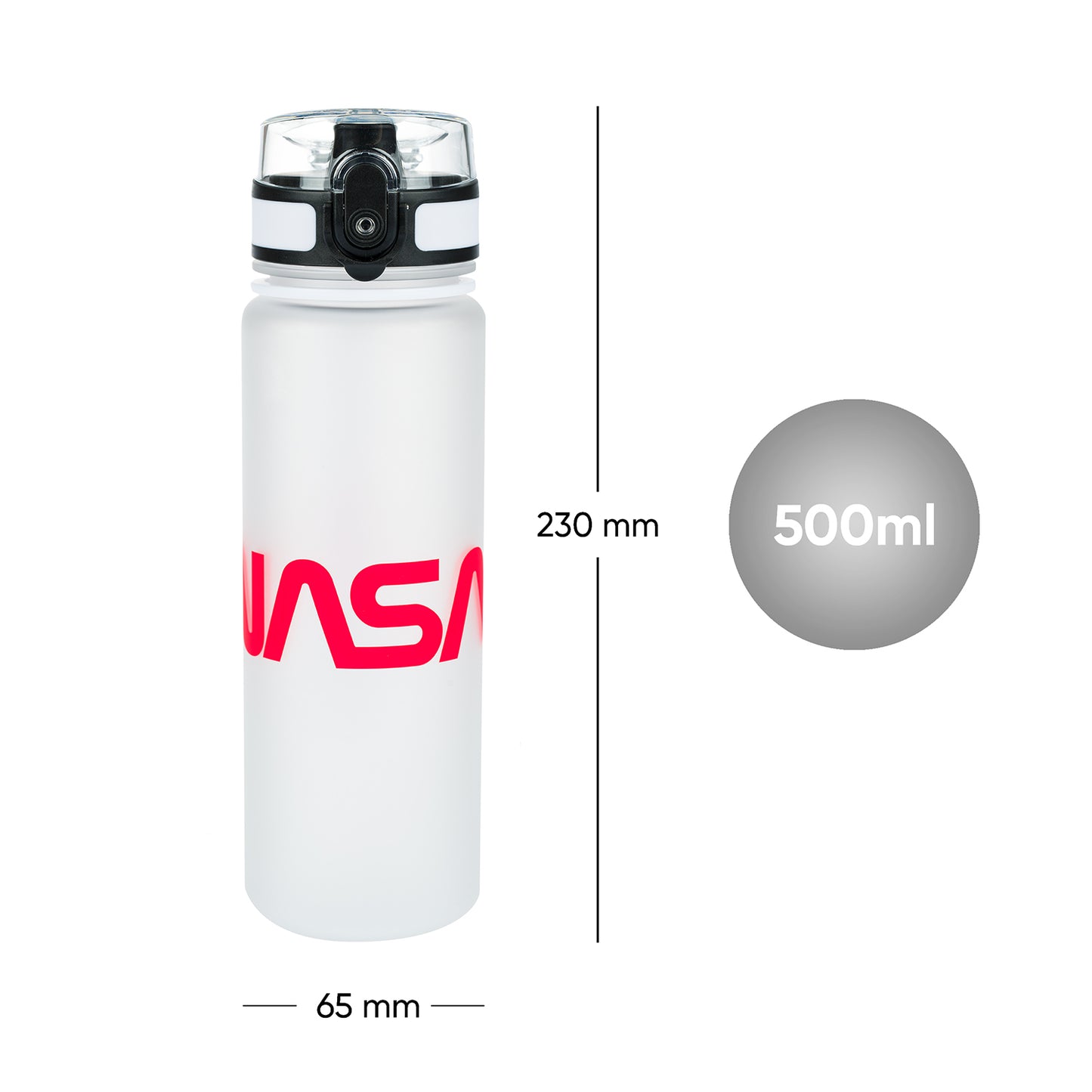 Tritanová láhev na pití NASA, 500 ml