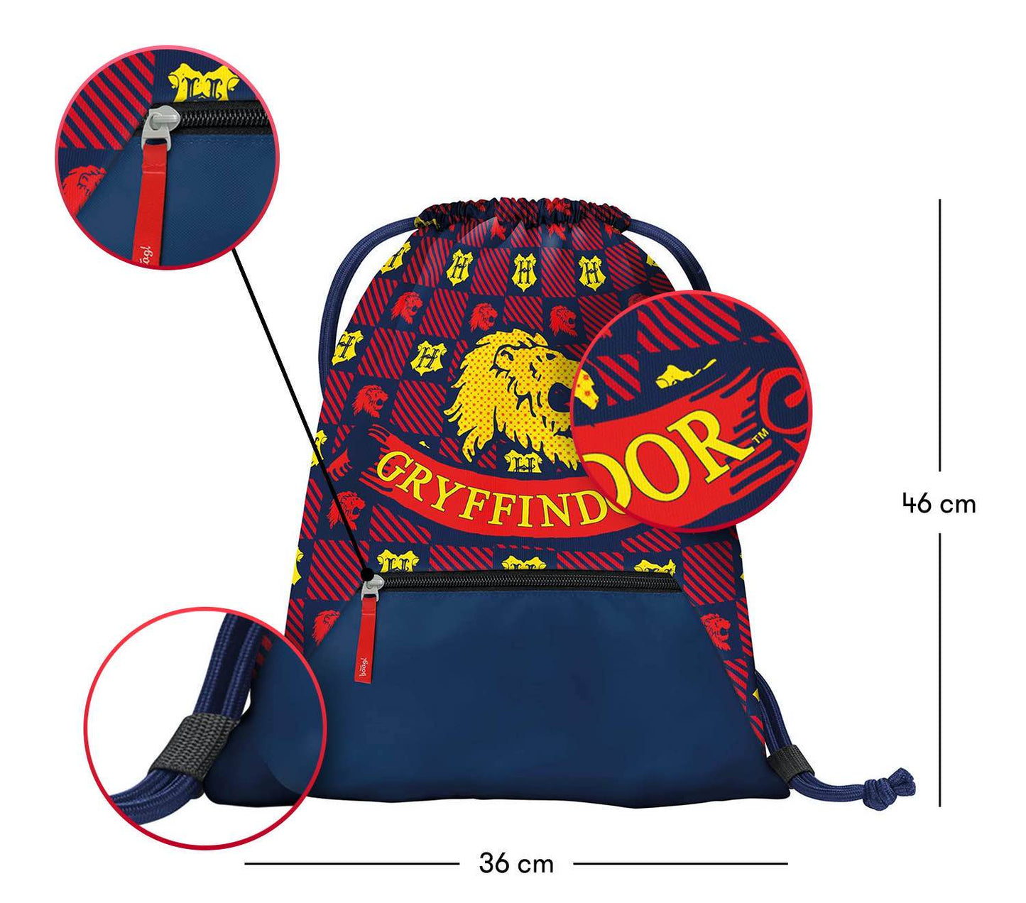 Školní set Zippy Harry Potter Nebelvír