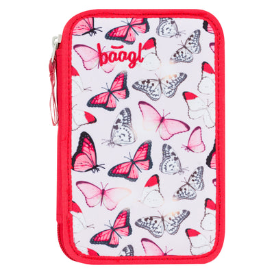 Školní penál dvoupatrový Motýlci