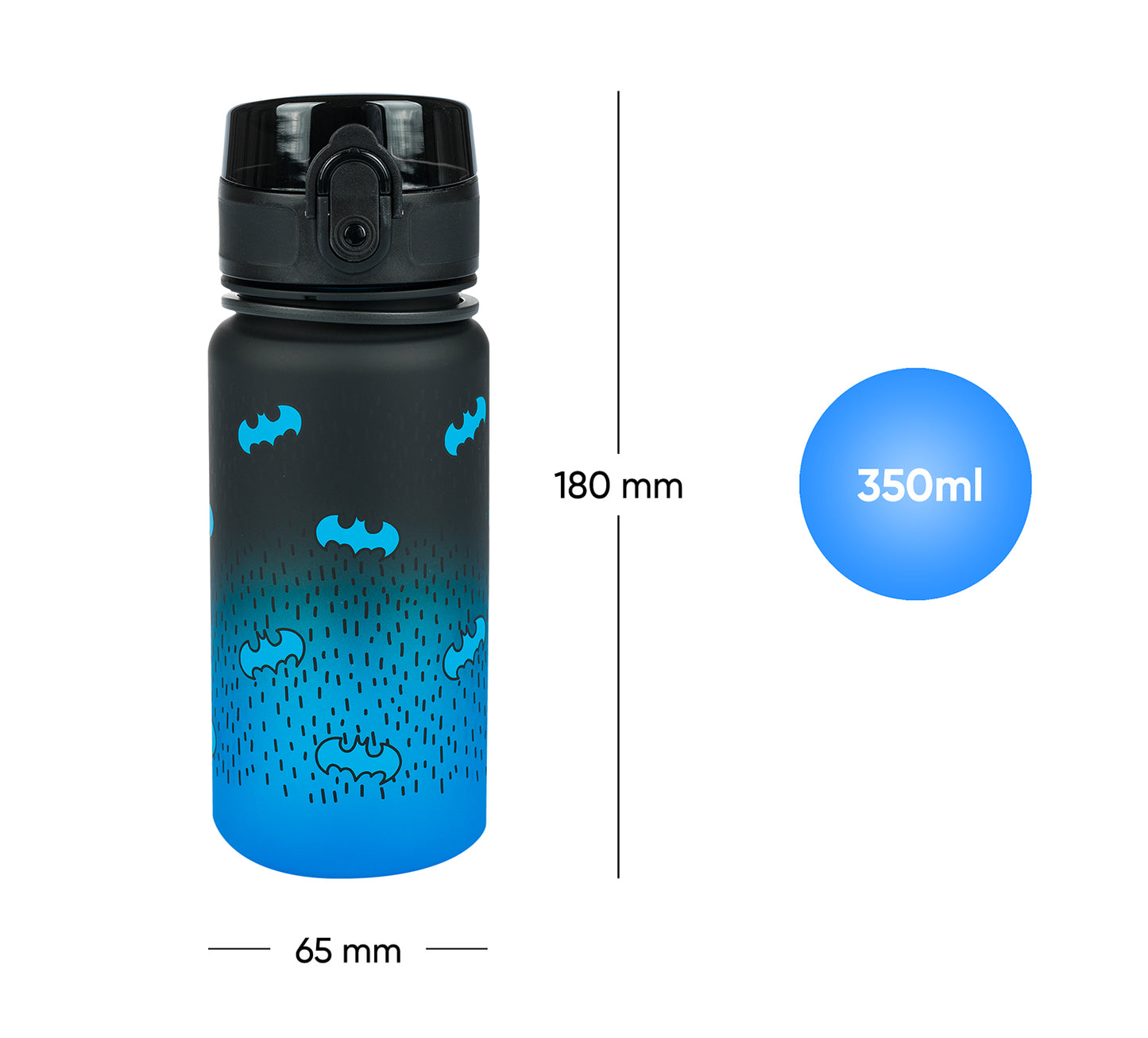 Tritanová láhev na pití Gradient Batman Blue, 350 ml
