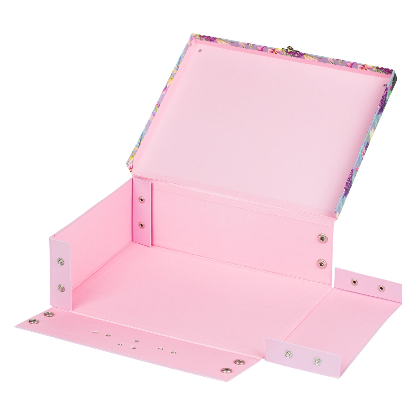 Skládací školní kufřík Kolibřík s kováním