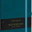 Notes Tyrkysový, tečkovaný, 13 × 21 cm