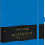 Notes Modrý, tečkovaný, 13 × 21 cm