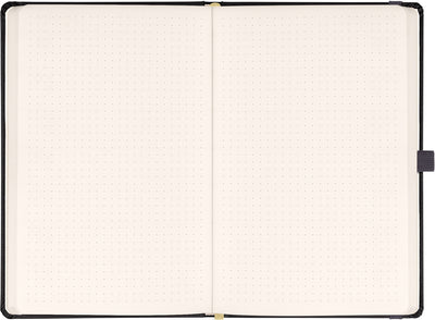 Notes Šedý, tečkovaný, 13 × 21 cm
