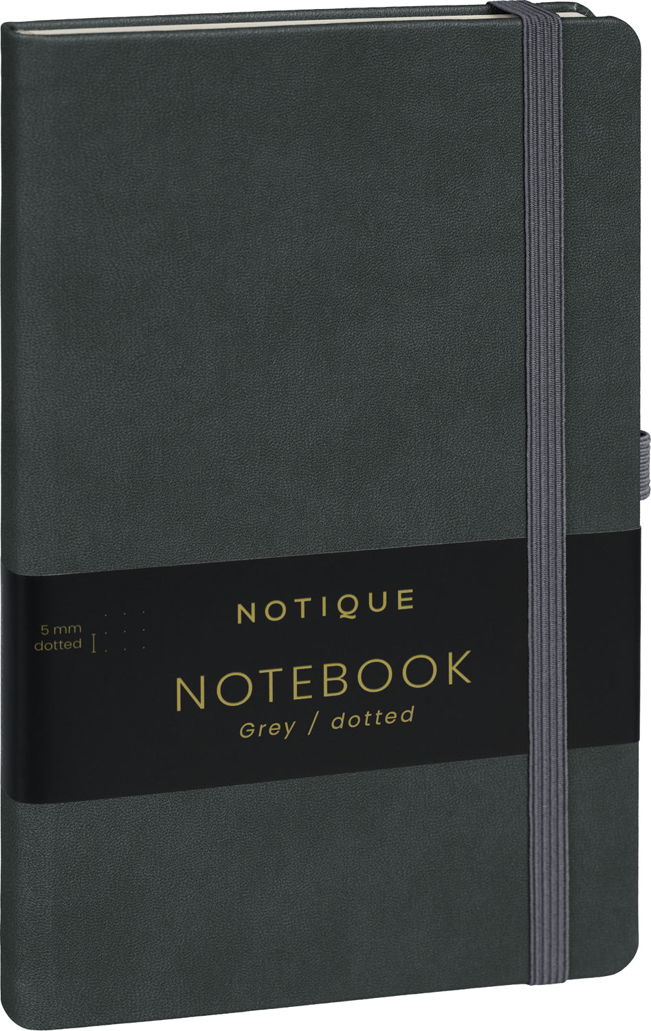 Notes Šedý, tečkovaný, 13 × 21 cm