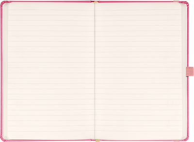 Notes Růžový, linkovaný, 13 × 21 cm
