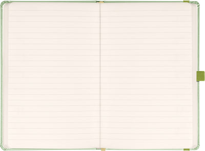 Notes Zelený, linkovaný, 13 × 21 cm