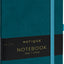 Notes Tyrkysový, linkovaný, 13 × 21 cm