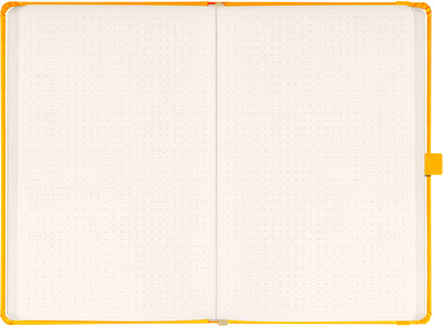 Notes Žlutý, tečkovaný, 13 × 21 cm