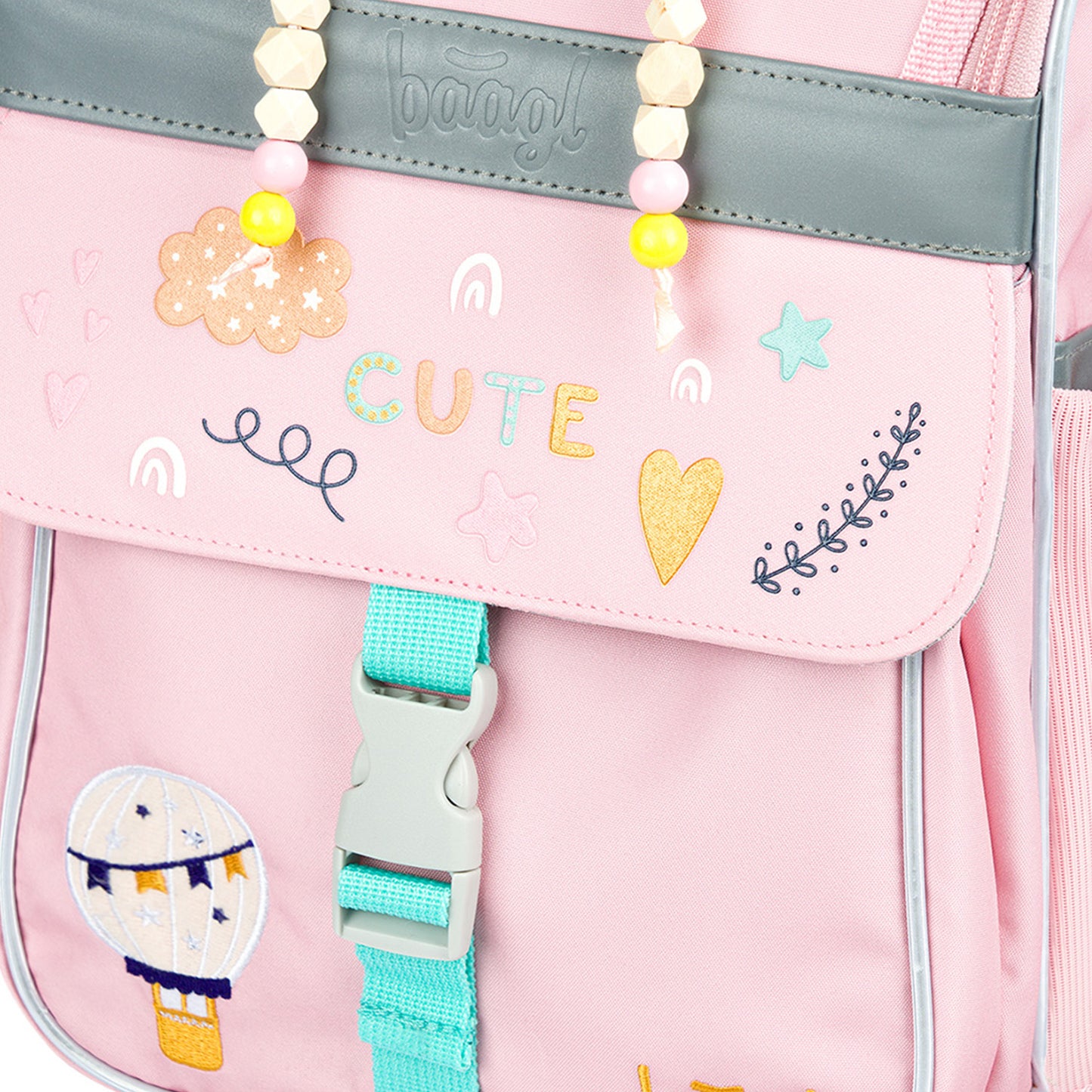 Školní aktovka Zippy Duha růžová