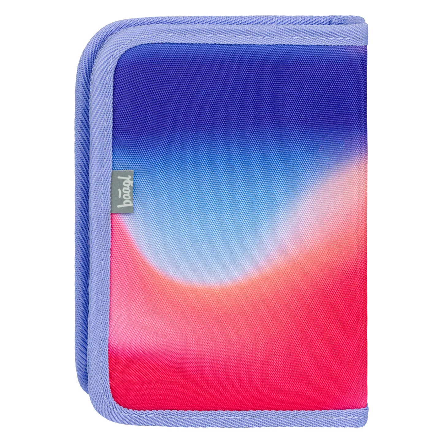 Školní penál jednopatrový Duha červený