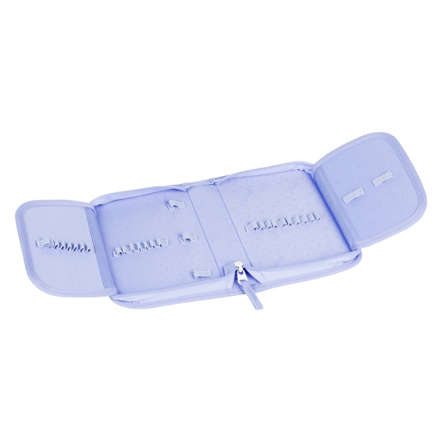 Školní penál jednopatrový Duha červený