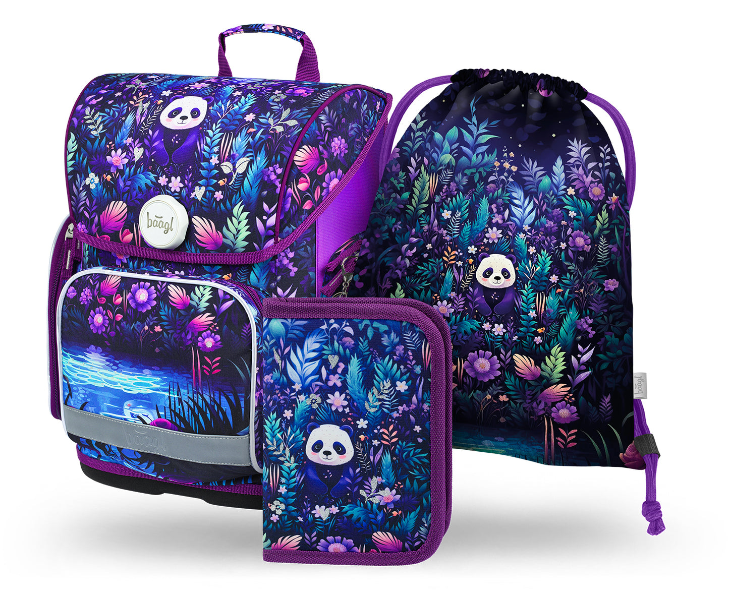 Školní set Ergo Jungle Panda