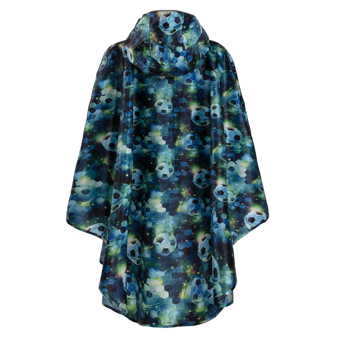 Outdoor pláštěnka pončo Fotbal vel. S (110 -130 cm)
