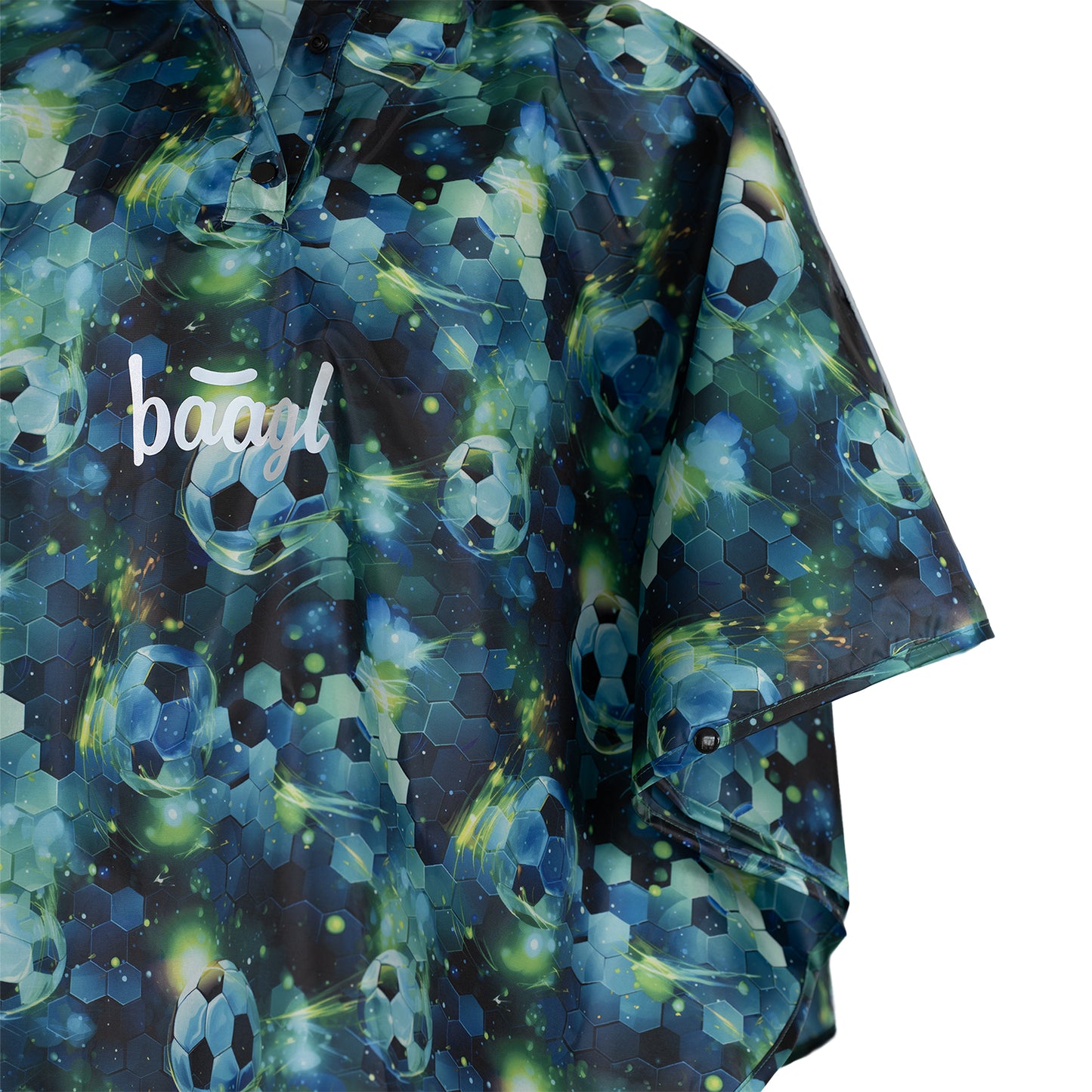 Outdoor pláštěnka pončo Fotbal vel. XS (90 -110 cm)