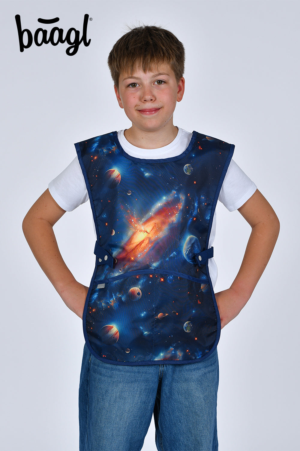 Dětská zástěra Vesmír