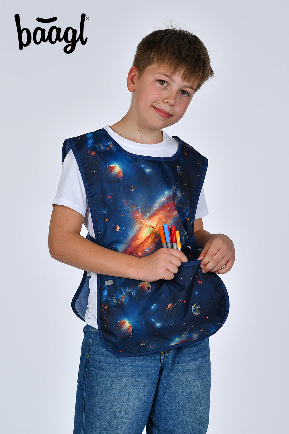 Dětská zástěra Vesmír