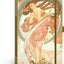 Notes Alfons Mucha – Tanec, linkovaný, 13 × 21 cm
