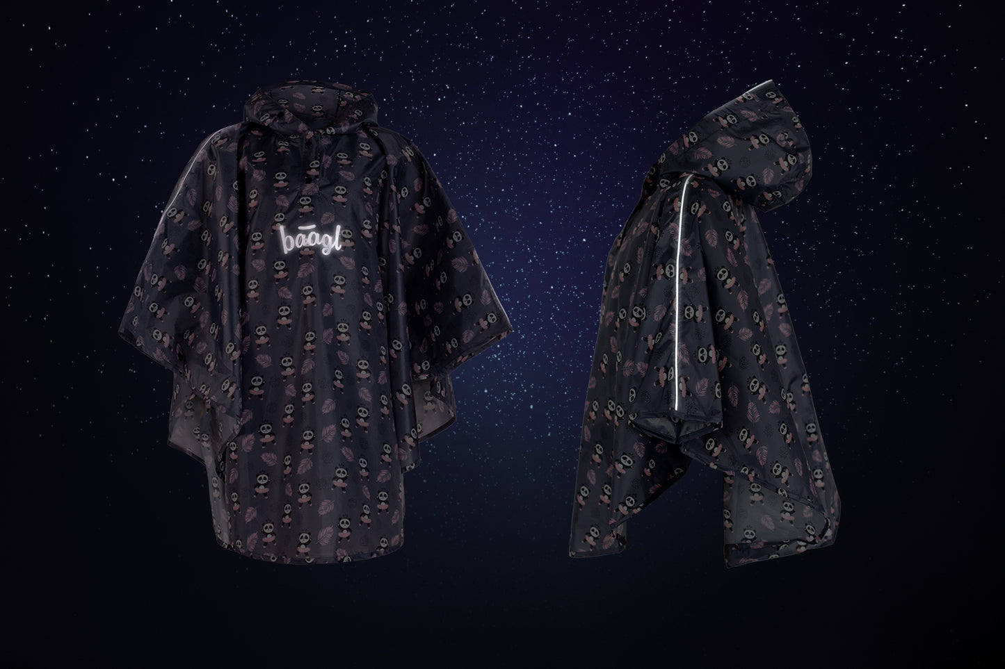 Outdoor pláštěnka pončo Panda vel. XS (90 -110 cm)