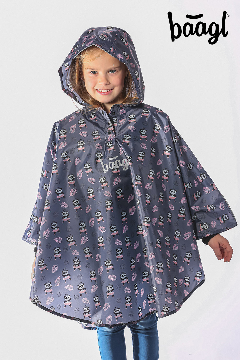 Outdoor pláštěnka pončo Panda vel. S (110 -130 cm)
