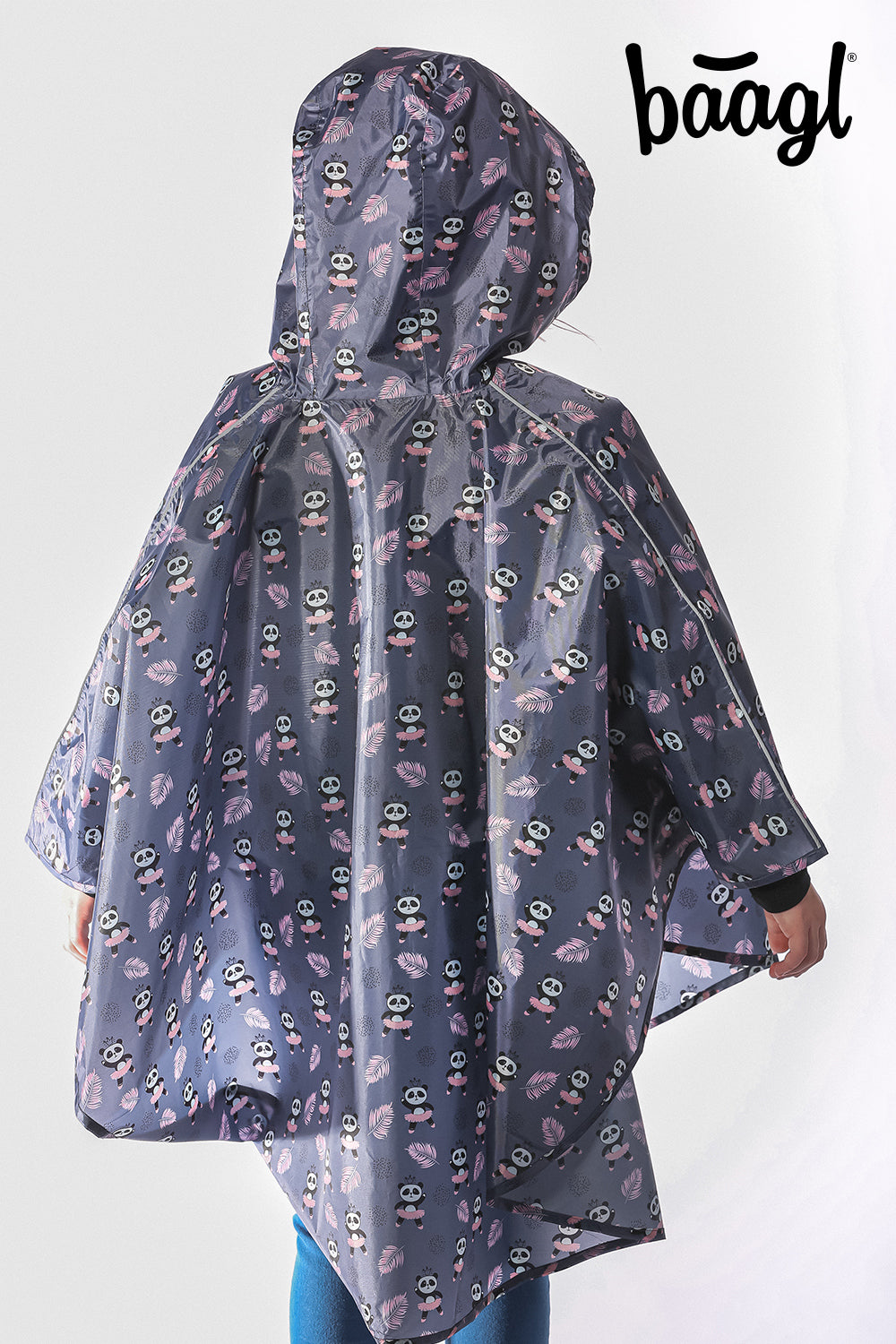 Outdoor pláštěnka pončo Panda vel. S (110 -130 cm)