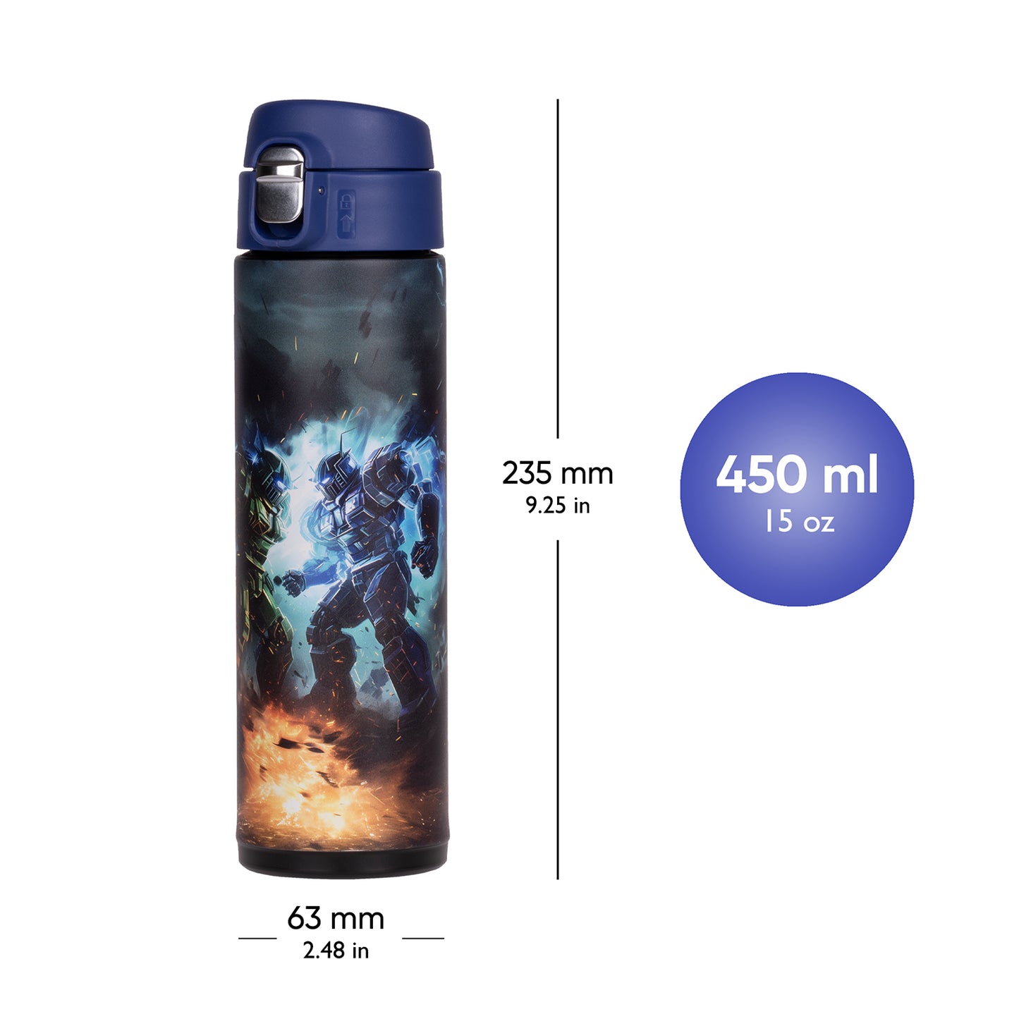 Termoláhev Roboti, 450 ml