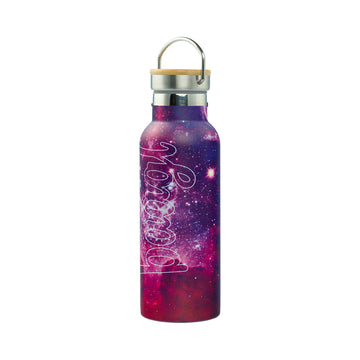 Termoláhev s bambusovým víčkem Galaxy, 500 ml
