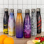 Termoláhev s kovovým víčkem Gradient žluto-fialová, 500 ml