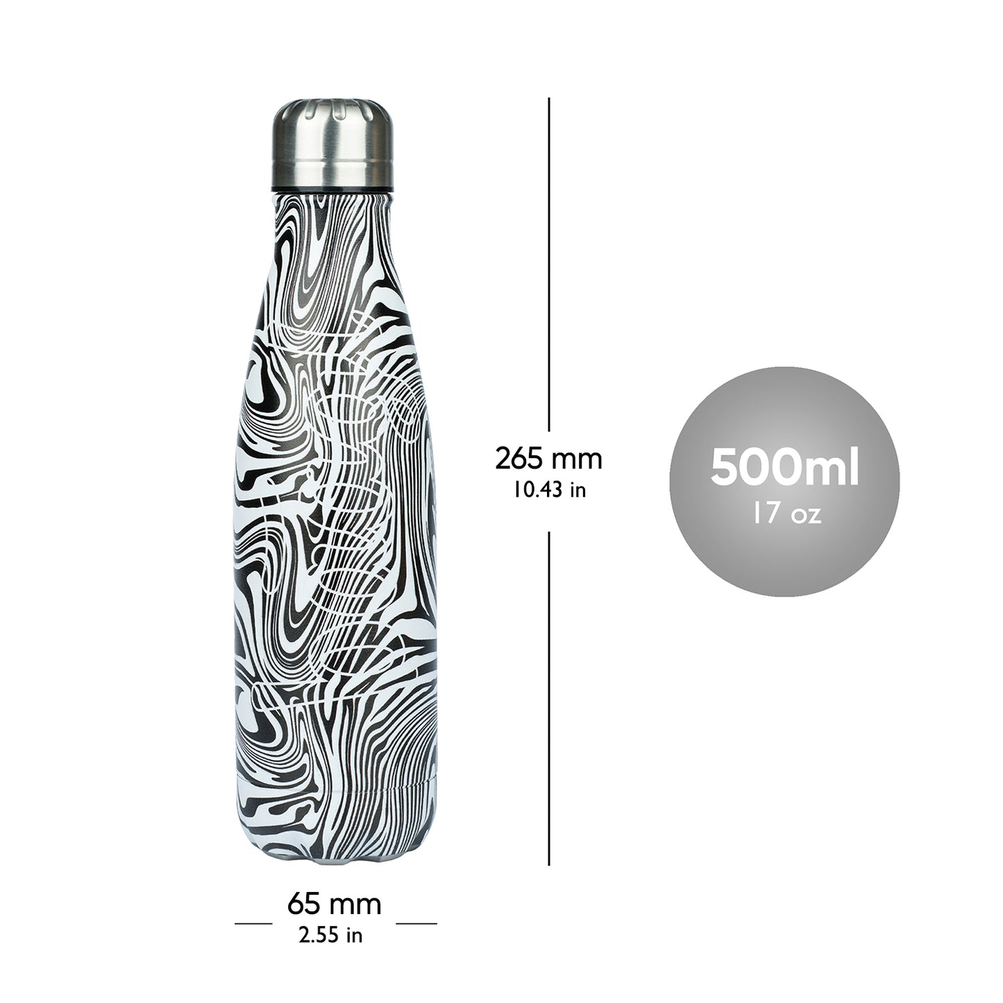 Termoláhev s kovovým víčkem Mixture, 500 ml