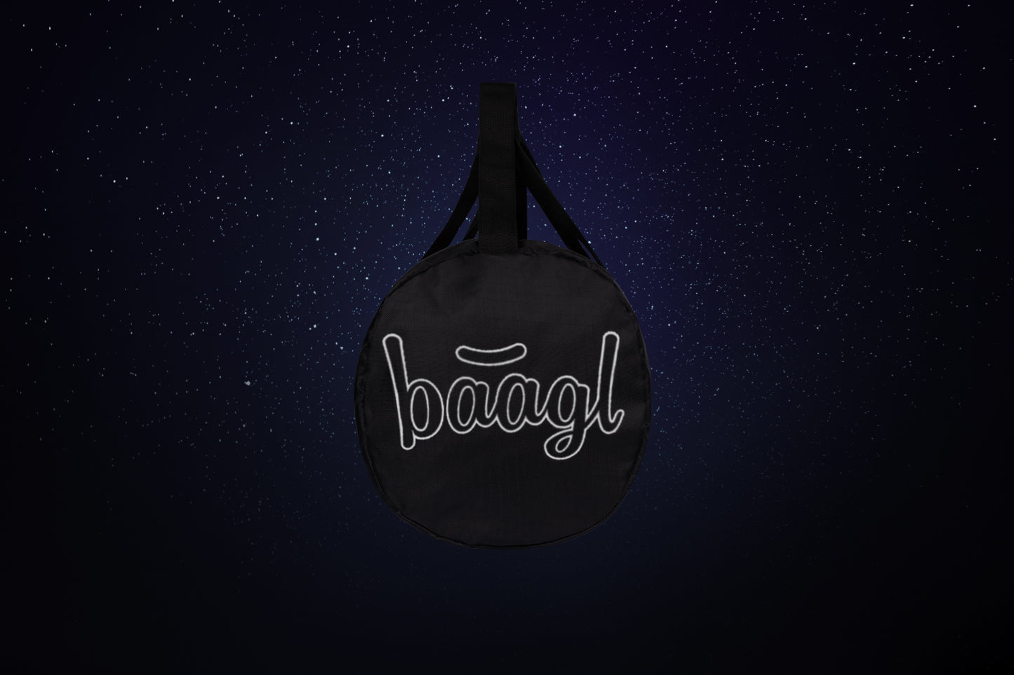 Skládací sportovní taška Hoop Uni černá