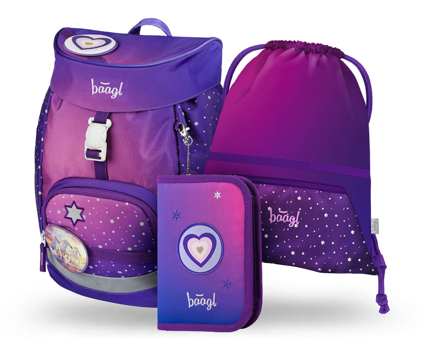 Školní set Airy Koně Srdce