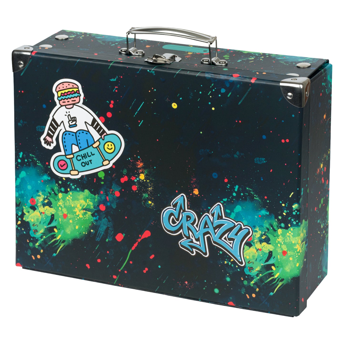 Skládací školní kufřík Chill s kováním