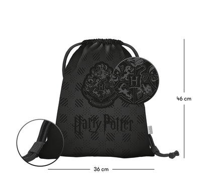 Sáček Harry Potter Bradavice černý