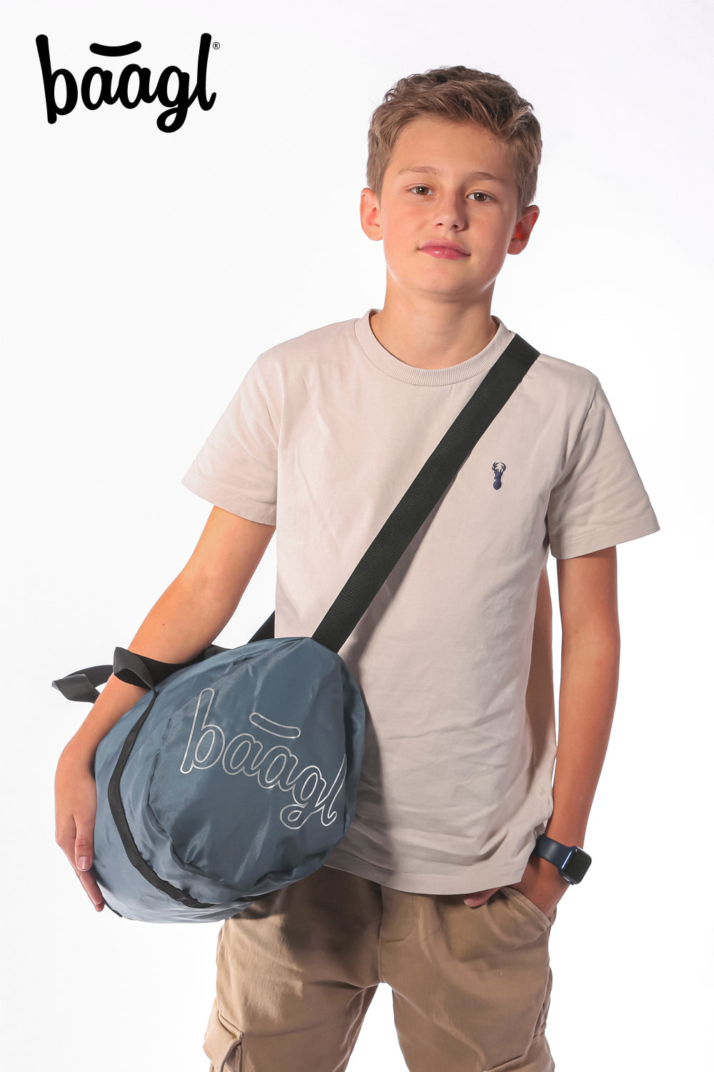 Skládací sportovní taška Hoop Dust Blue