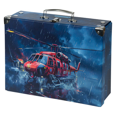 Skládací školní kufřík Záchranáři s kováním