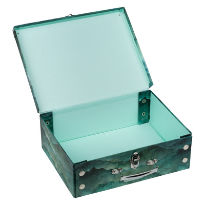 Skládací školní kufřík Dino s kováním