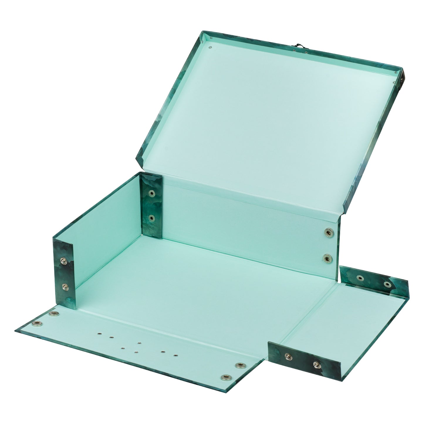 Skládací školní kufřík Dino s kováním