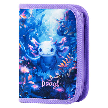 Školní penál jednopatrový Axolotl