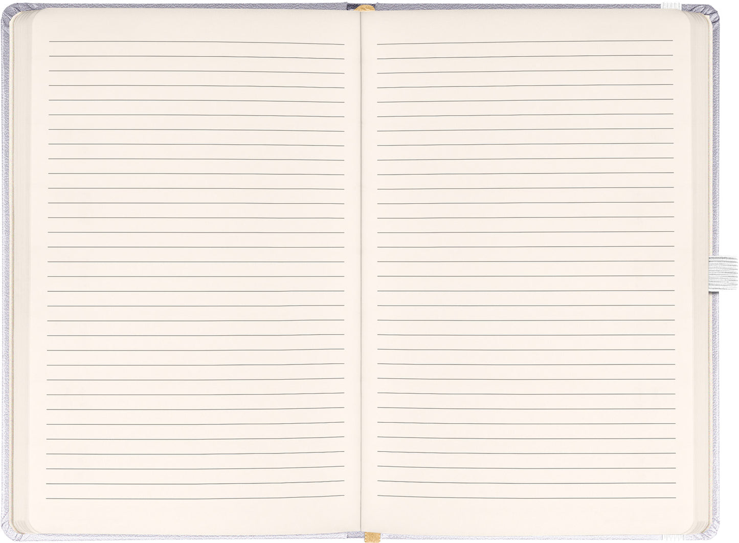 Notes Balacron, stříbrný, linkovaný, 15 x 21 cm