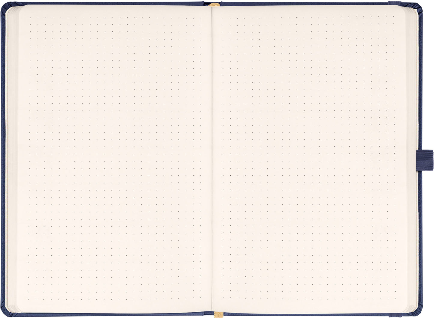Notes Balacron, tmavě modrý, tečkovaný, 15 x 21 cm