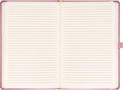 Notes Aprint Neo, růžový, linkovaný, 15 x 21 cm